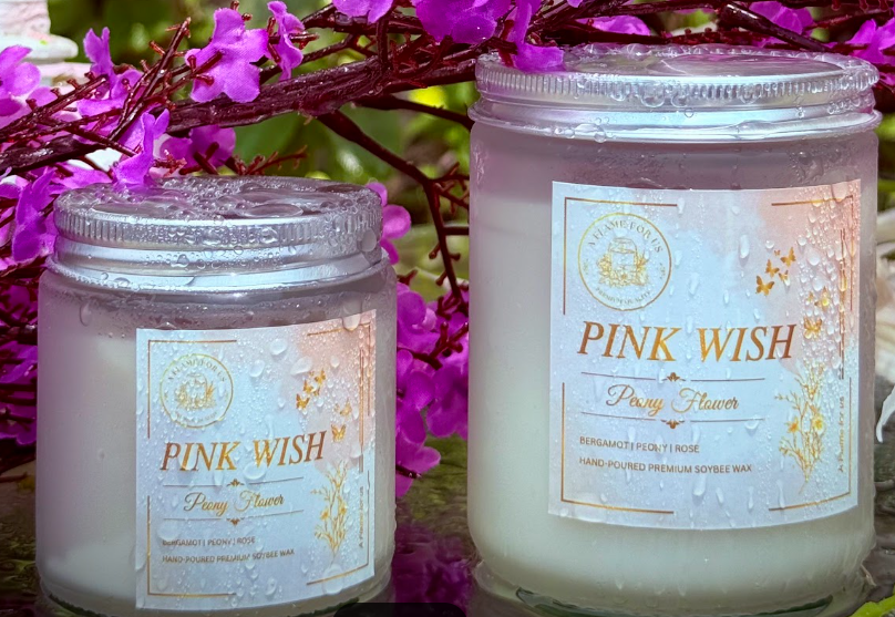 Pink Wish Peony Flavor Candle