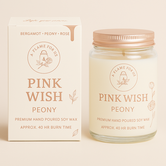 Pink Wish Peony Flavor Candle