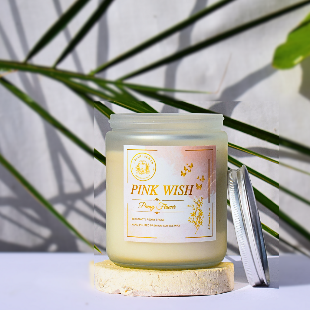 Pink Wish Peony Flavor Candle