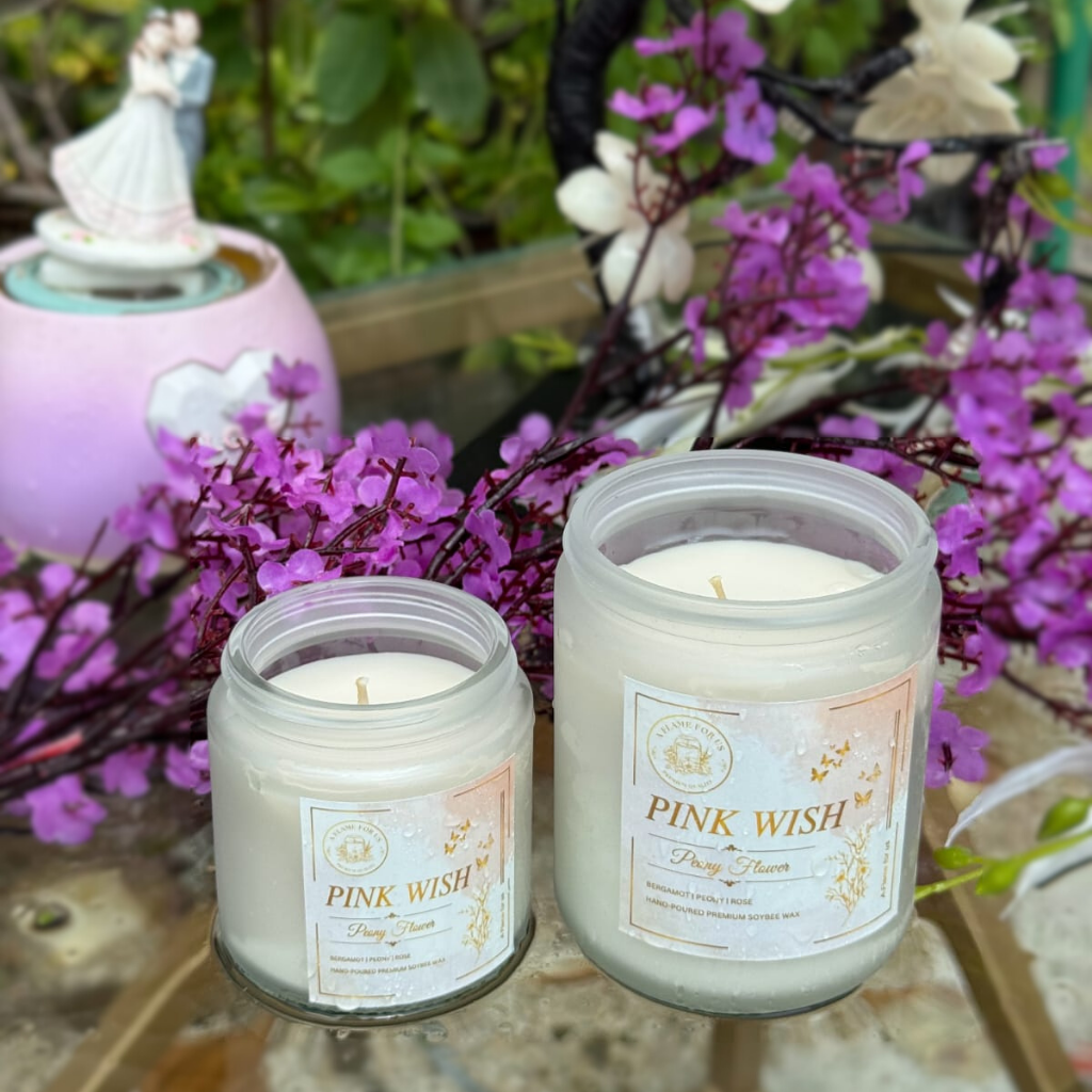 Pink Wish Peony Flavor Candle