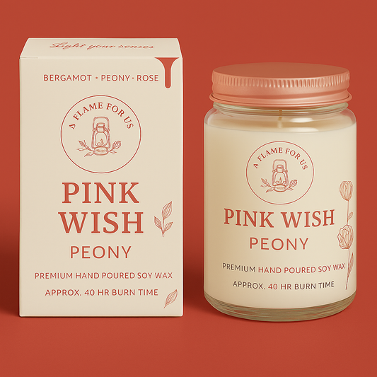 Pink Wish Peony Flavor Candle